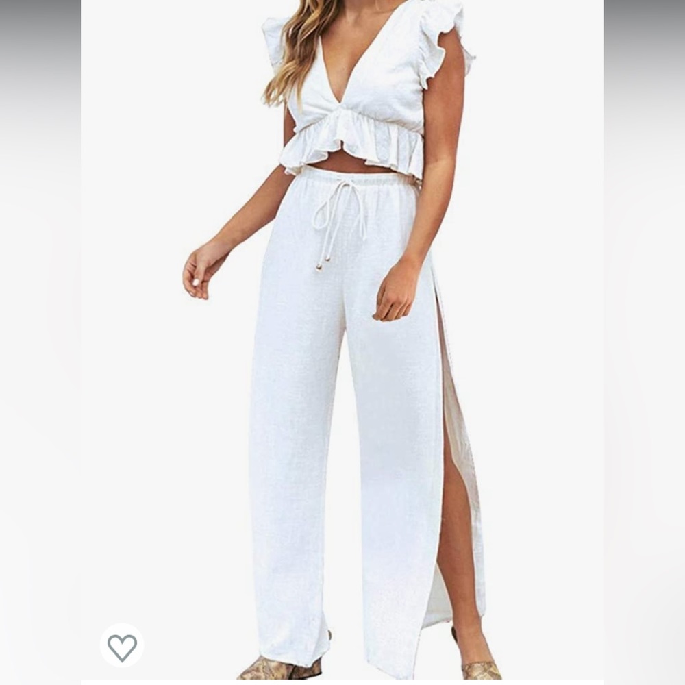 Amazon white two piece set